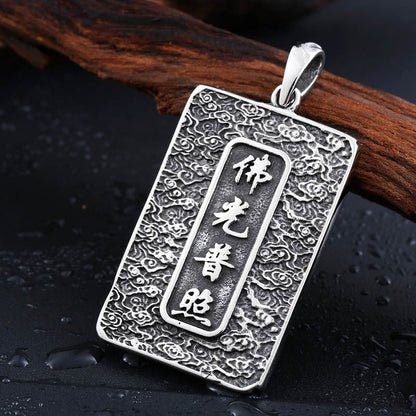 2024 New Stainless Steel Buddha Amulet Necklace