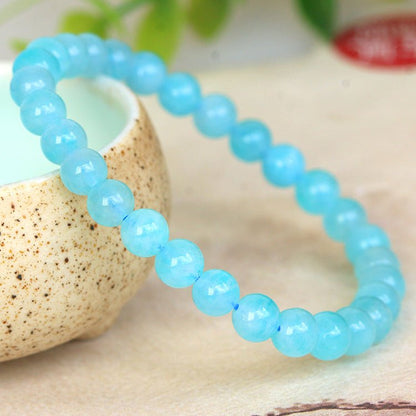 Amazonite Bracelet - Rudraksha Mala Jewelry