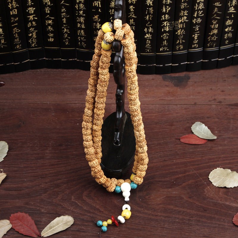 Indonesia Small Seeds Rudraksha Mala Beads - Rudraksha