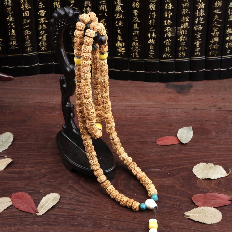 Indonesia Small Seeds Rudraksha Mala Beads - Rudraksha