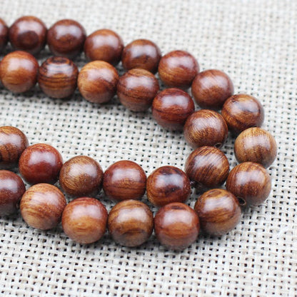 Indonesian Scented Rosewood 108 Mala - Rudraksha Mala Jewelry