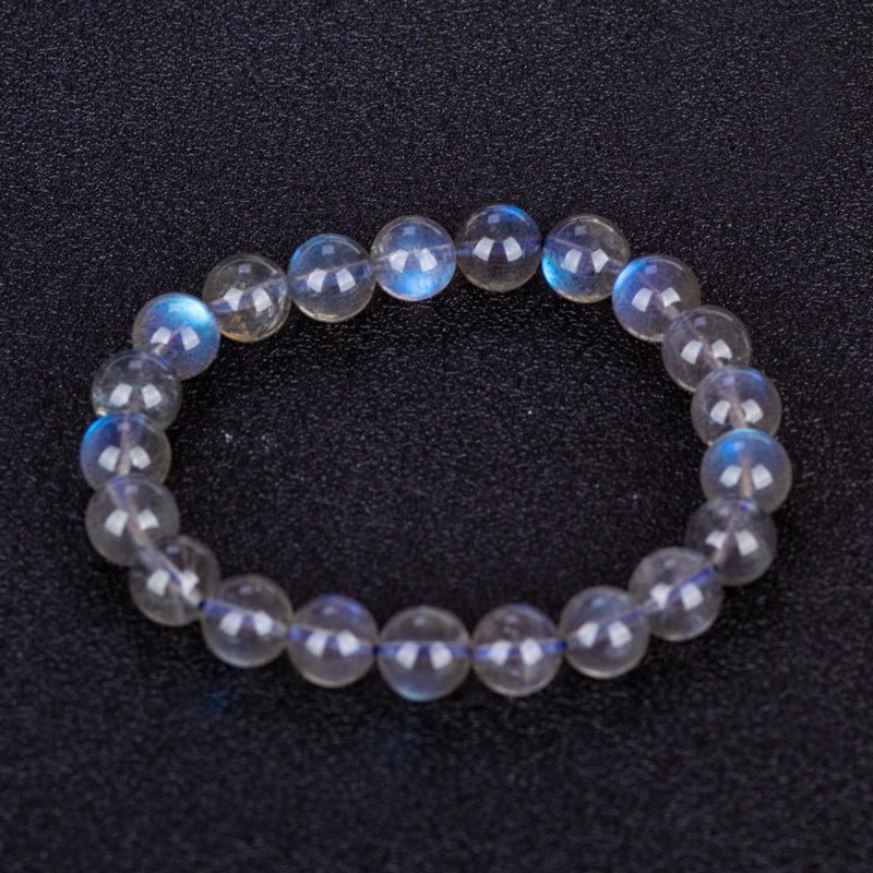 Moonstone Gemstone Bracelet - Rudraksha Mala Jewelry