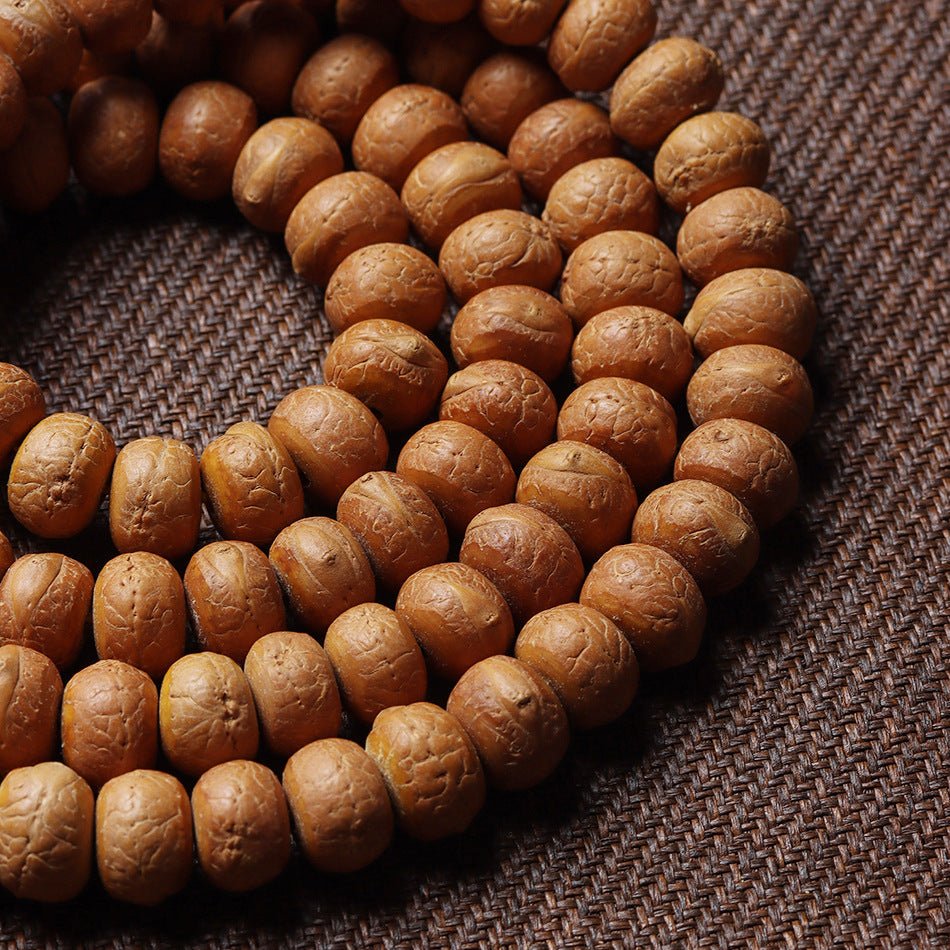 Super Quality Mini Rudraksha 108 Bead Mala (9 mm) with Super Fine Phoenix Eye buy Bead