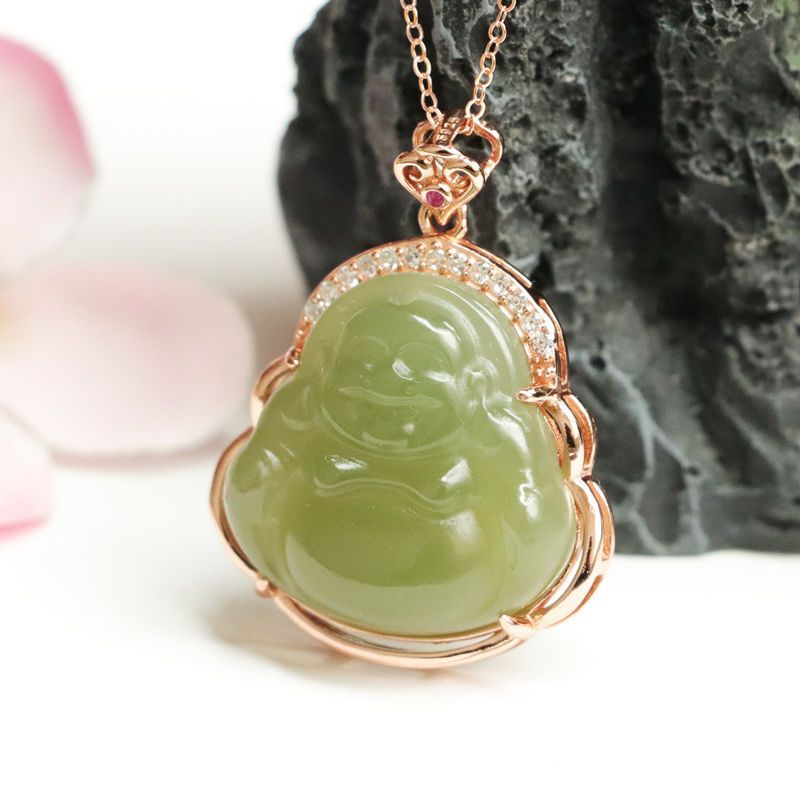 Real Jade Buddha Pendant