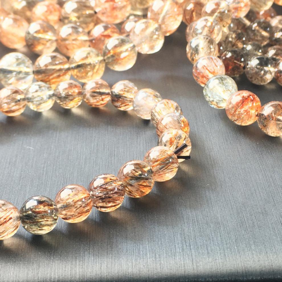 Super Seven Crystal Bracelet - Rudraksha Mala Jewelry