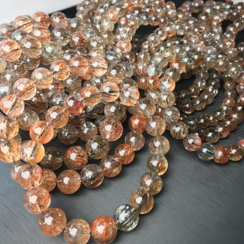 Super Seven Crystal Bracelet - Rudraksha Mala Jewelry